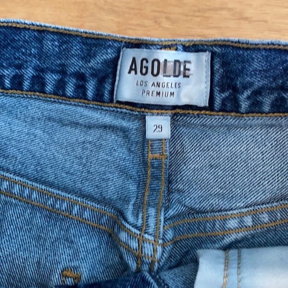 Agolde Pinch Waist High Rise Kick Jeans 29 - Picture 2 of 4